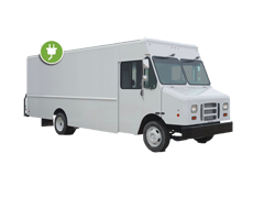 white food truck exterior