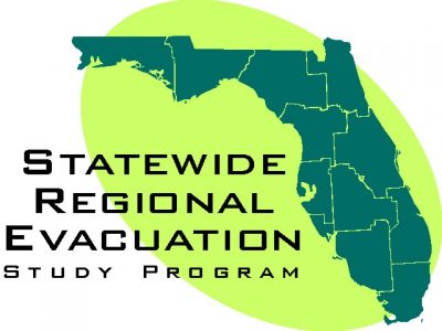 SRESP Logo - Dark Green drawing of Florida over a lighter green oval