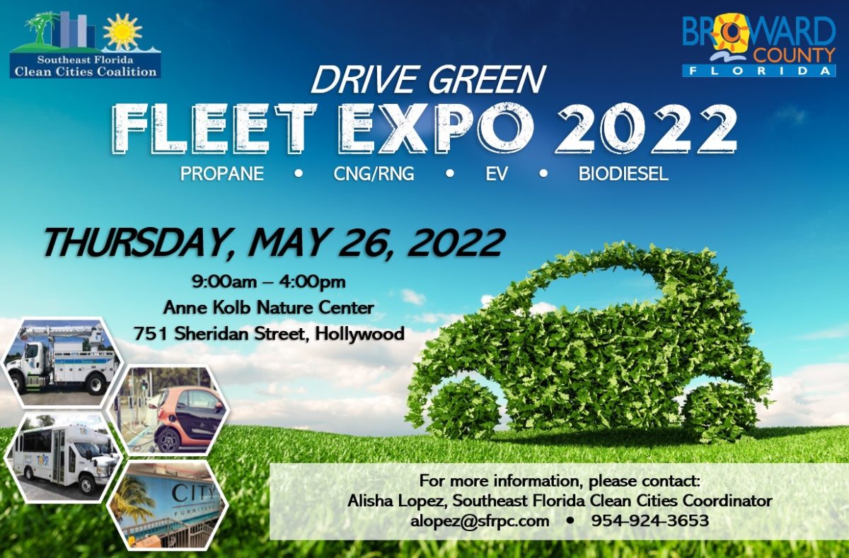 Southeast Florida Clean Cities Coalition Drive Green Fleet Expo SFRPC