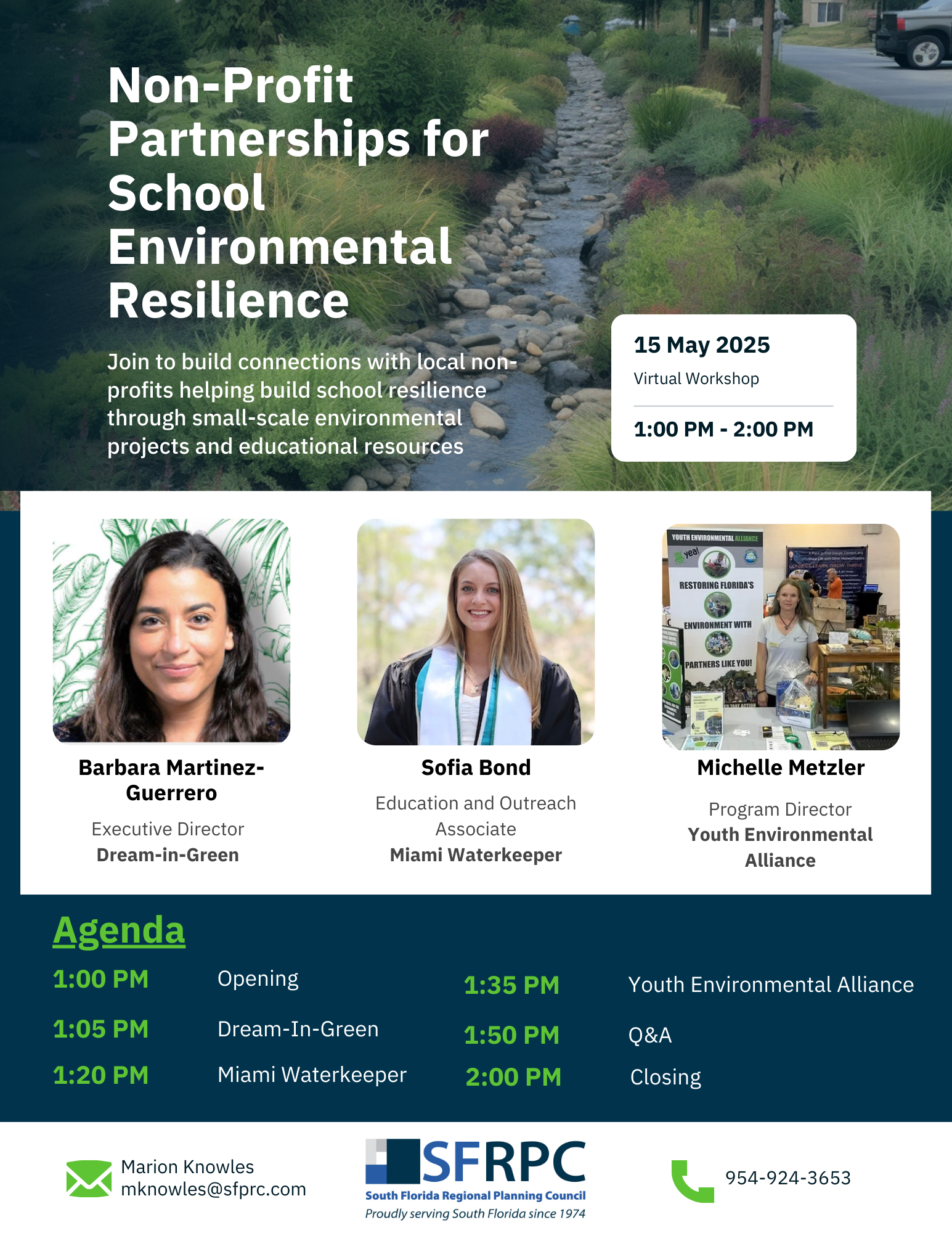 Non-Profit Partnerships for School Environmental Resilience